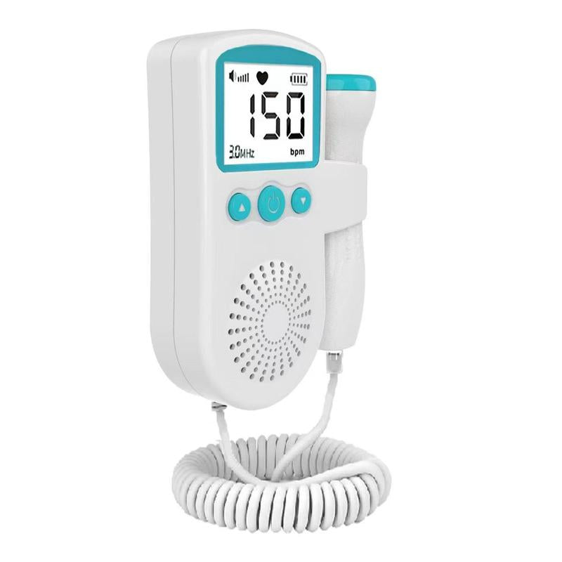 Fetal Doppler:Every Time You Hear Your Baby'S Heartbeat, It Will Instantly Fil with of Happiness. It Is Equipped with a Large Liquid Crystal Display Easy to Read, Directly Check Their Baby'S Heart Rate Data.