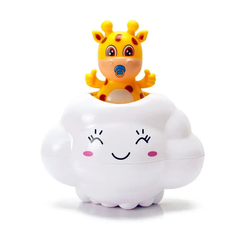 Swimming Cloud Baby Bath Toy – Cute Spraying Shower Toy for Kids (Pig/Deer Variants)