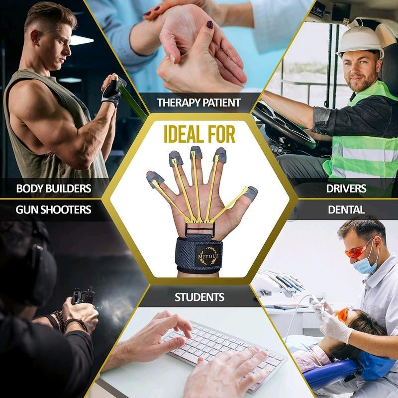 MITOUS Wrist Strengthener, Hand Grip Strengthener, Hand Exerciser, Finger and Wrist Exerciser, Forearm Strengthener
