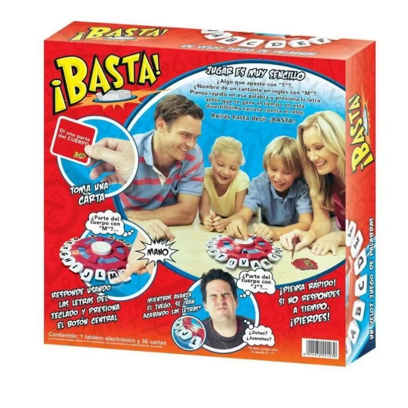 Fast Paced Letter Vocabulary Board Game for Family