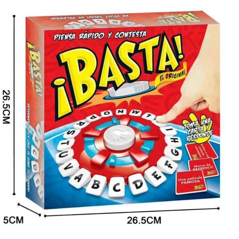 Fast Paced Letter Vocabulary Board Game for Family