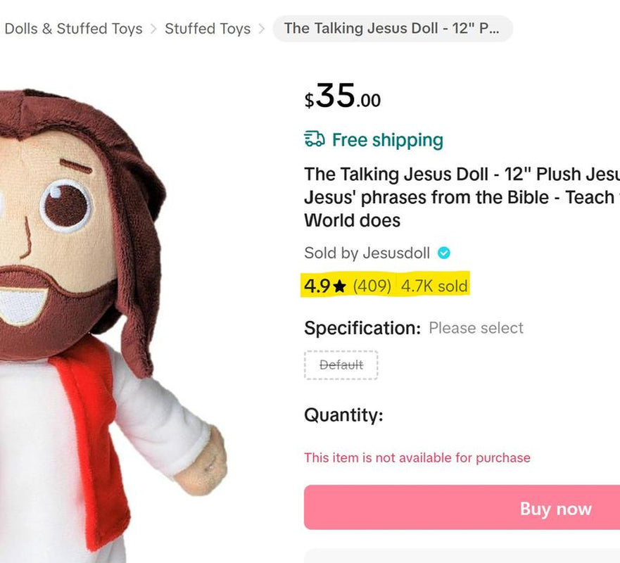 The Talking Jesus Doll Speaks 10 of Jesus' Phrases from the Bible - Teach Your Kids before the World Does