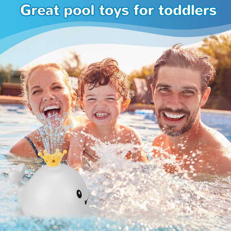 Water-Activated Glowing Whale Sprayer Toy