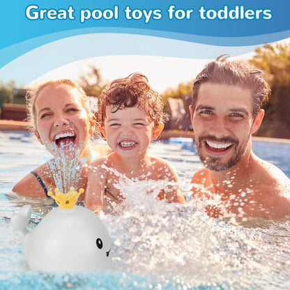 Water-Activated Glowing Whale Sprayer Toy