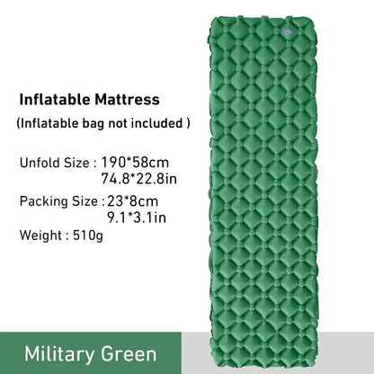 Portable Outdoor Air Cushion Sleeping Mat for Travel Hiking