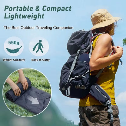 Portable Outdoor Air Cushion Sleeping Mat for Travel Hiking