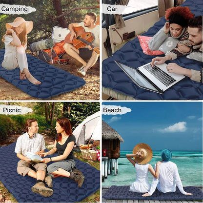 Portable Outdoor Air Cushion Sleeping Mat for Travel Hiking