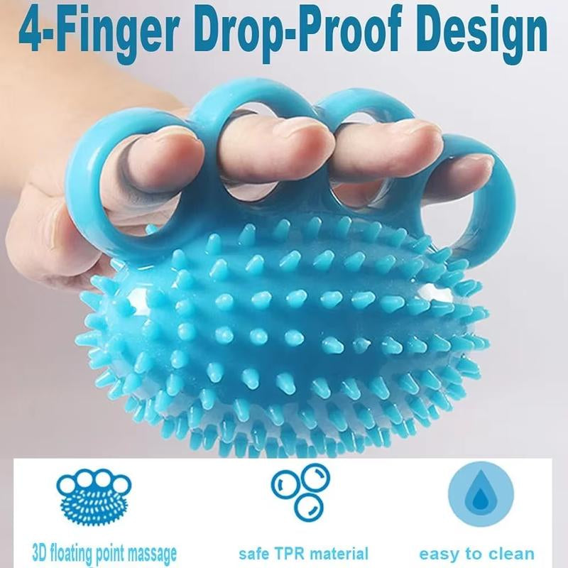 Hand Grip Strengthener | Finger Exerciser Training Ball for Recovery & Therapy | Arthritis, Stroke & Elderly Rehab WEPIZAZZ