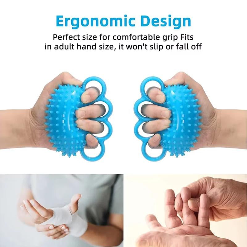 Hand Grip Strengthener | Finger Exerciser Training Ball for Recovery & Therapy | Arthritis, Stroke & Elderly Rehab WEPIZAZZ
