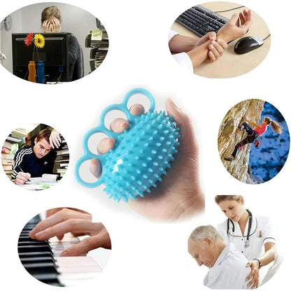 Hand Grip Strengthener | Finger Exerciser Training Ball for Recovery & Therapy | Arthritis, Stroke & Elderly Rehab WEPIZAZZ