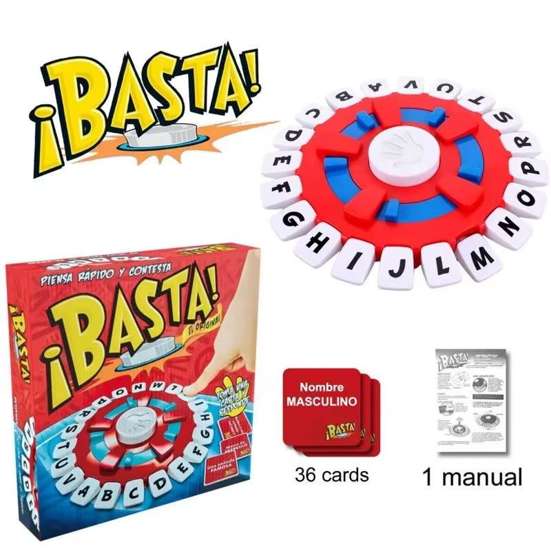 Fast Paced Letter Vocabulary Board Game for Family