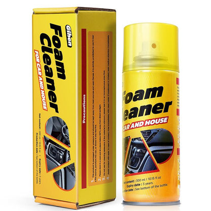 Powerful Car Interior Foam Cleaner Cleans Leather Seats, Plastic Surfaces, and Headliners for Automotive Detailing and Care 10 Fl Oz