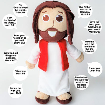 The Talking Jesus Doll Speaks 10 of Jesus' Phrases from the Bible - Teach Your Kids before the World Does
