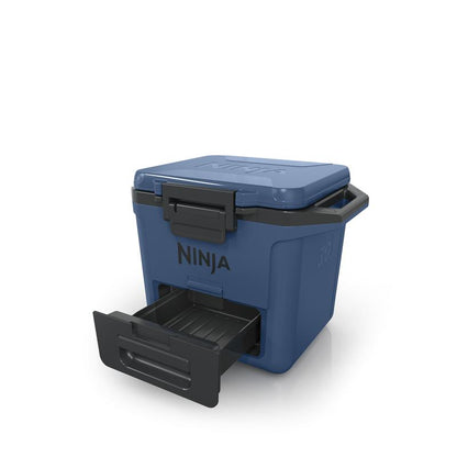 Ninja Frostvault Hard Cooler with Dry Zone FB131 - 30 Quart Capacity Heavy-Duty Construction Premium Ice Retention & Smart Packing for Outdoor Adventures