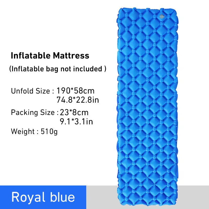 Portable Outdoor Air Cushion Sleeping Mat for Travel Hiking
