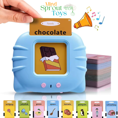 Montessori Flash Card Machine for Toddlers (112 Cards)