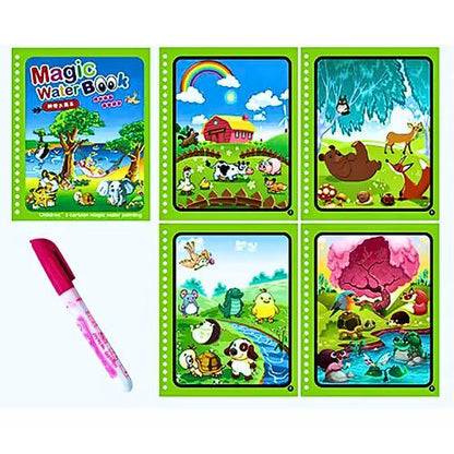 Magic Reusable Water Drawing Book for Kids