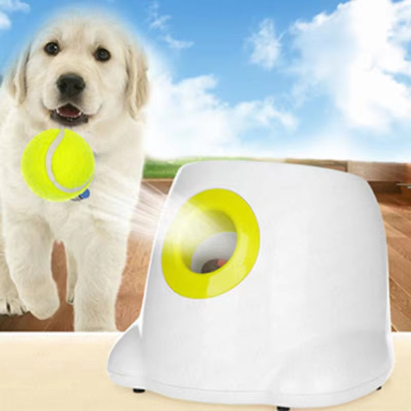 Automatic Dog Ball Launcher - Ultimate Catapult Toy for Active Pets, Perfect for Pitbulls and Tennis Ball Fun!