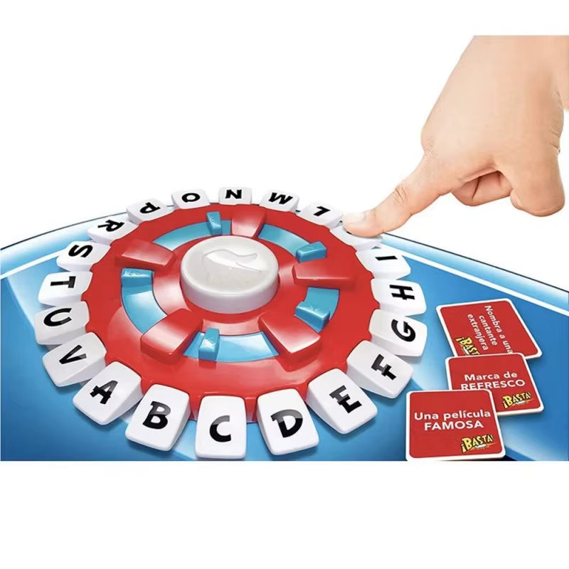 Fast Paced Letter Vocabulary Board Game for Family