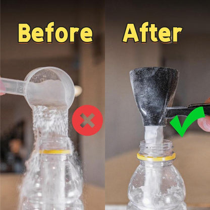 [Buy 1 Get 1 Free] Protein Powder Sliding Spoon, Powder Funnel Scoop, Coffee Leak Proof Spoon,High Quality Scoop for Pre Workout Creatine Powder Formula Smoothie Kitchen Utensils BPA Free Plastic 2 TBL