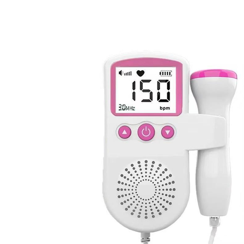 Fetal Doppler：Every Time You Hear Your Baby'S Heartbeat, It Will Instantly Fil with of Happiness. It Is Equipped with a Large Liquid Crystal Display Easy to Read, Directly Check Their Baby'S Heart Rate Data.