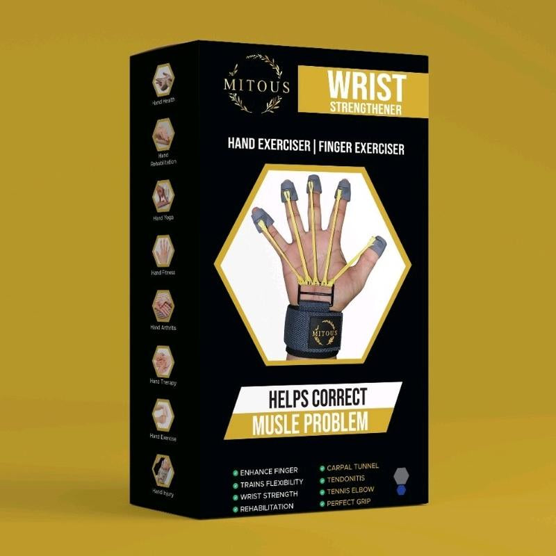 MITOUS Wrist Strengthener, Hand Grip Strengthener, Hand Exerciser, Finger and Wrist Exerciser, Forearm Strengthener