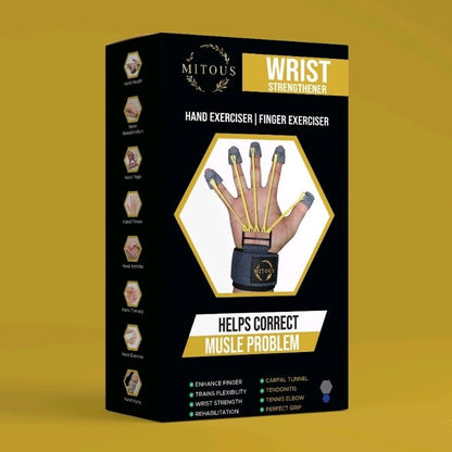 MITOUS Wrist Strengthener, Hand Grip Strengthener, Hand Exerciser, Finger and Wrist Exerciser, Forearm Strengthener