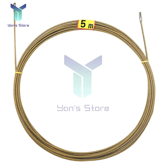 5/10M Universal Wire Threading Device Spring High Elasticity Rope Pulling Device with Pulley Electricians Wire Lead Cable Puller