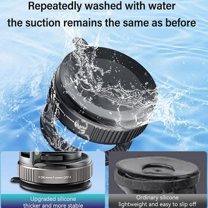 360° Foldable Magnetic Phone Holder, Magsafe Vacuum Magnetic Super Suction Cup Car Phone Holder, Adjustable Car Phone Holder, Hands-Free Suction Cup Phone Holder, Car Phone Holder for All Smartphones, Vehicles, and Gym/Bathroom Mirrors, Must-Have Gift