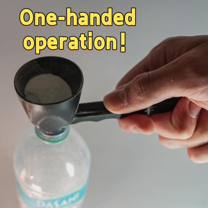 [Buy 1 Get 1 Free] Protein Powder Sliding Spoon, Powder Funnel Scoop, Coffee Leak Proof Spoon,High Quality Scoop for Pre Workout Creatine Powder Formula Smoothie Kitchen Utensils BPA Free Plastic 2 TBL