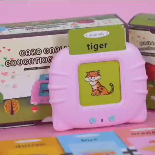 Montessori Flash Card Machine for Toddlers (112 Cards)